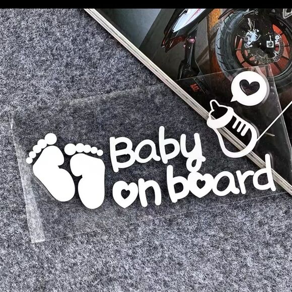 BUNDLE DEAL 🌸 2 for $15 Baby on board car sticker - Picture 1 of 1
